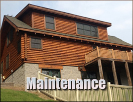  Girard, Ohio Log Home Maintenance