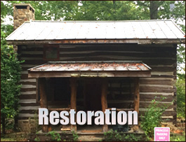 Historic Log Cabin Restoration  Girard, Ohio